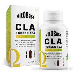 Cla + Green Tea envase de cla + té verde de VitoBest