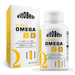 Super Omega 3-6 de 90 softgels de VitoBest de la sección aceite de pescado