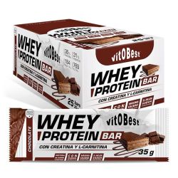 Barrita Whey Protein Bar de 35g de la categoría barritas de proteinas hecho por VitoBest