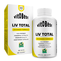 Liv Total de 60 cápsulas vegetales del fabricante VitoBest (Protectores Hepáticos)