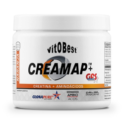 Creamap® + GFS Aminos presentación de 200g suplemento de la sección pre entreno sin estimulantes de VitoBest