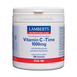 Vitamina C 1000mg Liberación Sostenida bote de 180 tabletas de Lamberts