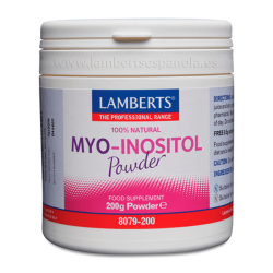 MYO Inositol en Polvo envase de 200g de la categoría vitaminas de Lamberts