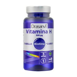 Vitamina H con Biotina 500mcg - 90 tabletas